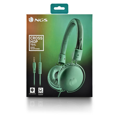 Cross Hop Wired Headphone - Teal | 620160