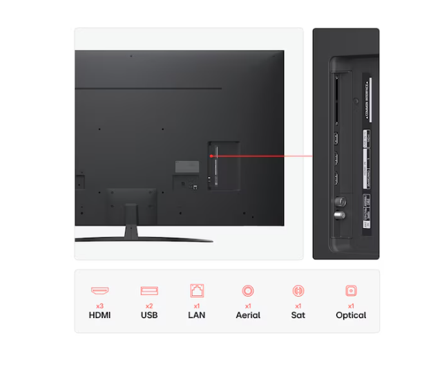 LG 65" Nano Cell 4K UHD LED TV | 65NANO81A6A.AEK