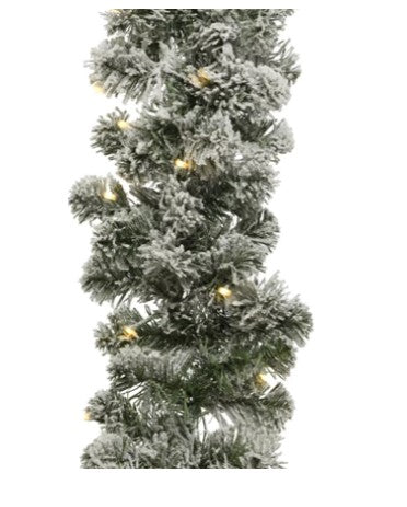 270cm Indoor Snowy Imperial Garland | 680480