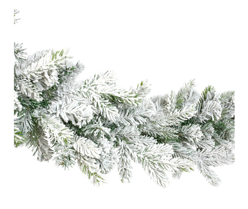 Grandis Garland Snowy 270cm - Green White | 680859