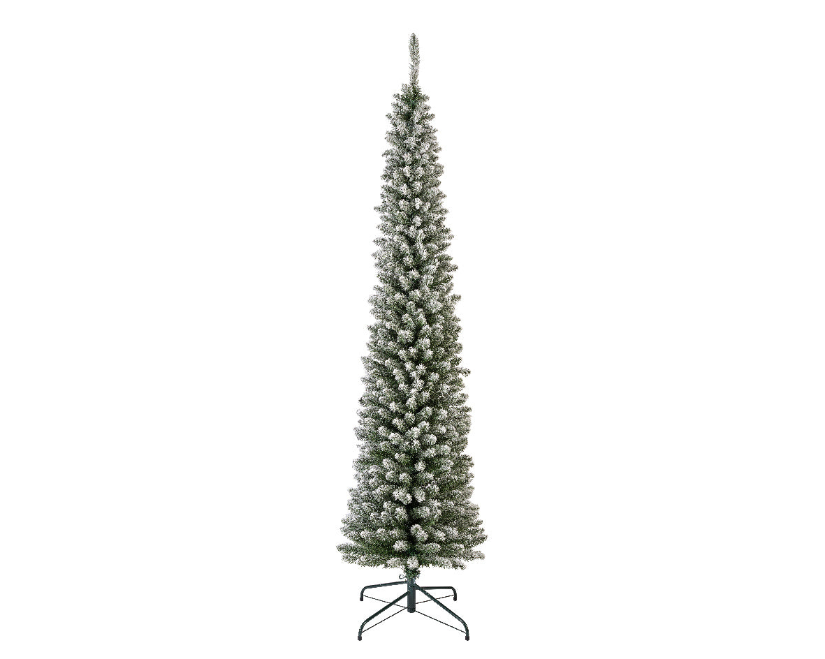 210cm Snowy Pencil Pine Tree | 684022