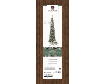 240cm Snowy Pencil Pine Tree | 684023