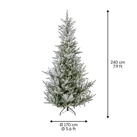 Norway Spruce Snowy 8ft Tree | 684838
