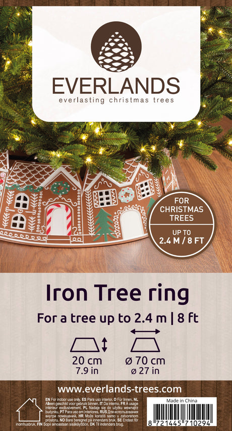 Gingerbread Iron Tree Ring 70cm | 685168