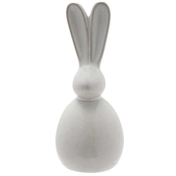 Grey Ceramic Bunny Decoration 28cm | 69608
