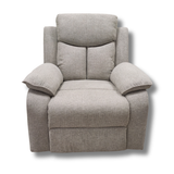 Sarah 1 Seater Manual Recliner - Light Grey | SARAH-311-LG