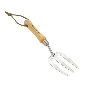 Kent & Stowe Stainless Steel Hand Fork with Ash Handle | 70100072