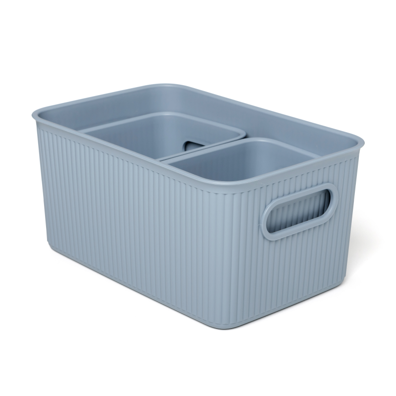Tatay Baobab Set Of 3 Storage Baskets 5L+ 2x1.5L Blue Mist | 7010900