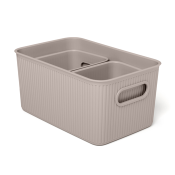 Tatay Baobab Set Of 3 Storage Baskets 5L+ 2x1.5L Taupe | 7010903