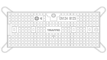 Lynx Jb2 Traffic B125 Cover & Frame 730x260 Mm | 710093