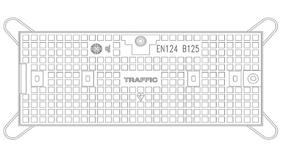 Lynx Jb2 Traffic B125 Cover & Frame 730x260 Mm | 710093