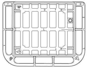 Lion D400 Locked Drainage Grating 360x310 Mm | 710125