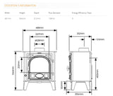 Stovax Stockton 5 Wood Burning Stoves - Matt Black | 721-750