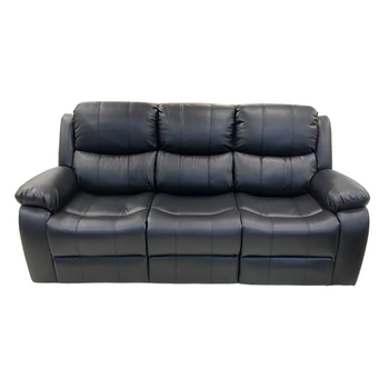 Oisin 3 Seater Recliner Black | OIS-BK-3R