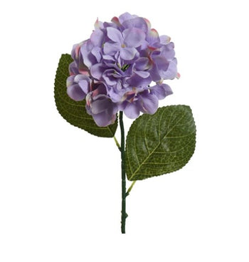 66cm Artificial Hydrangea on Stem - Lilac | 800165
