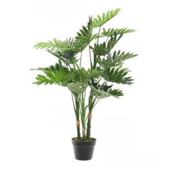 100cm Artificial Philodendron in Pot - Green | 802142