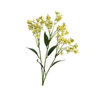 72cm Artificial Jasmine Flower on Stem - Yellow | 808410
