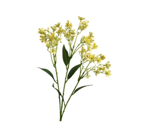 72cm Artificial Jasmine Flower on Stem - Yellow | 808410