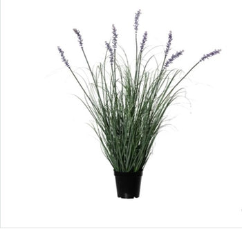 80cm Artificial Lavender Plant in Pot - Purple | 811616
