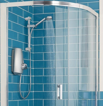 Aqualisa Aquastream Power Shower - Satin Chrome | 813.40.01