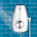Aqualisa Aquastream Power Shower - Satin Chrome | 813.40.01