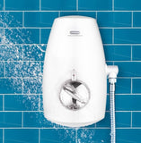 Aqualisa Aquastream Power Shower - White/Chrome | 813.40.21