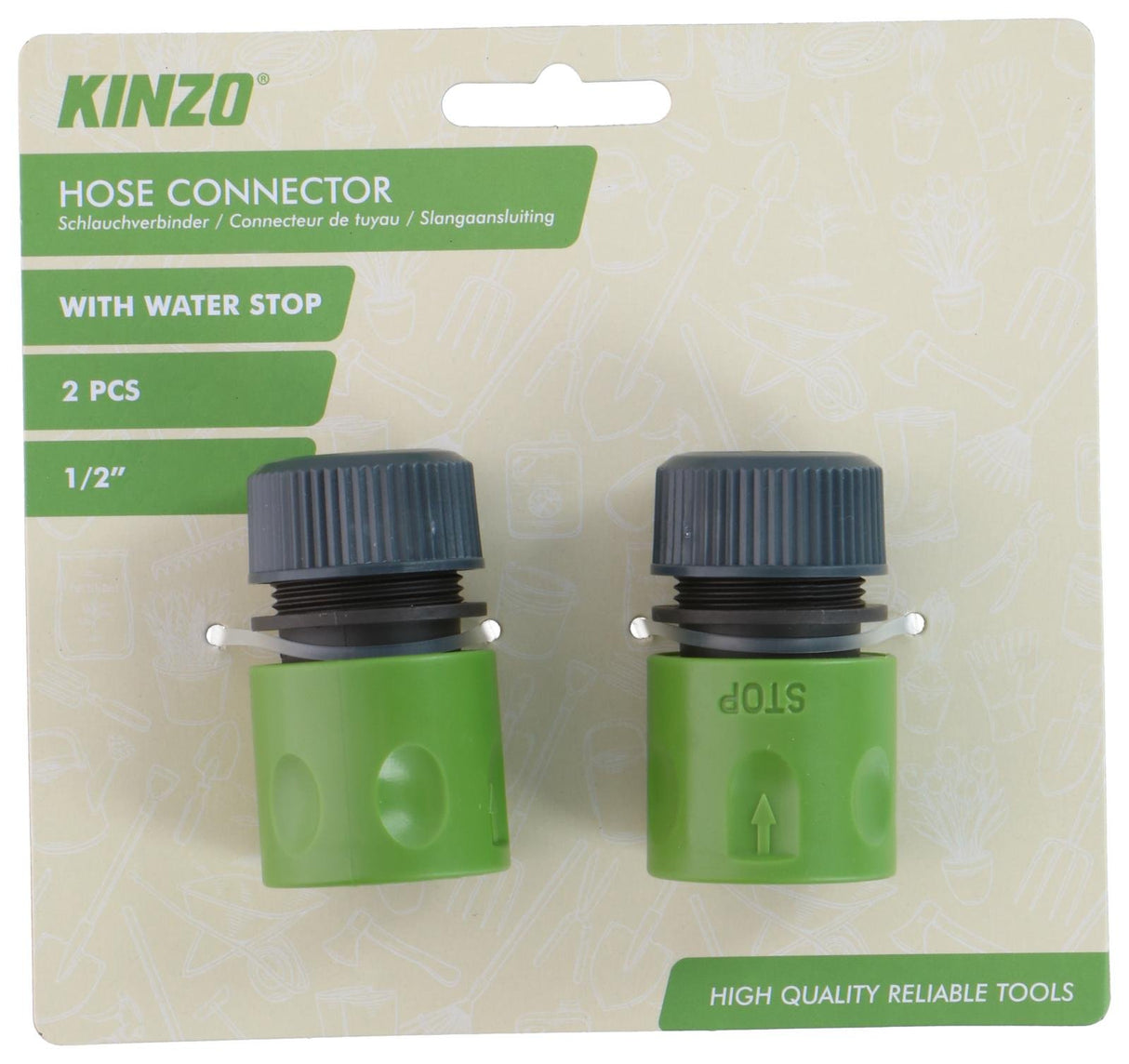 Kinzo Hose Connector 2pcs  | 871125227193