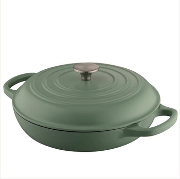 Belleek Living Cast Iron Shallow Covered Casserole | 8721