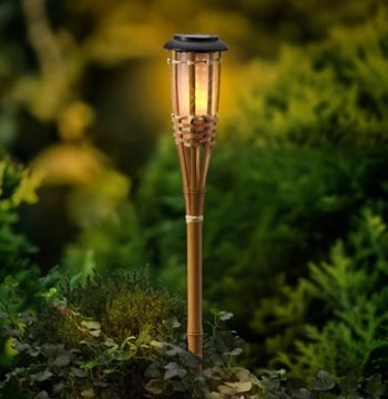 52cm Bamboo Flame Solar Torch | 898718