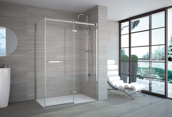 Merlyn Series 8 Frameless Hinge & Inline Door & Side Panel