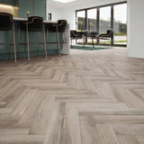 Herringbone Platinum Grey Laminate Flooring AC4 | 9041