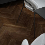 Herringbone Norbon Walnut Laminate Flooring AC4 | 9043