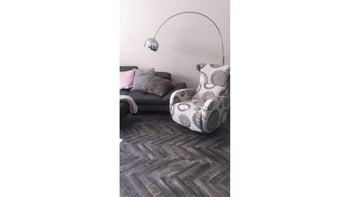 Herringbone Lundy Limed Oak Laminate Flooring AC4 | 9044