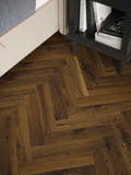 Herringbone Cathedral Smoked Oak Laminate Flooring AC4 | 9051