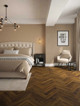 Herringbone Cathedral Smoked Oak Laminate Flooring AC4 | 9051