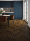 Herringbone Cathedral Smoked Oak Laminate Flooring AC4 | 9051