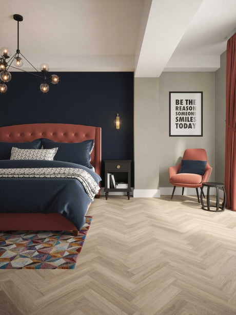 Herringbone Tartas Oak Laminate Flooring AC4 | 9054