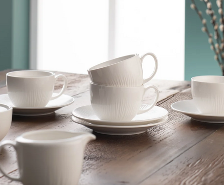 Belleek Living Erne Teacup & Saucer Set of 4 | 9308