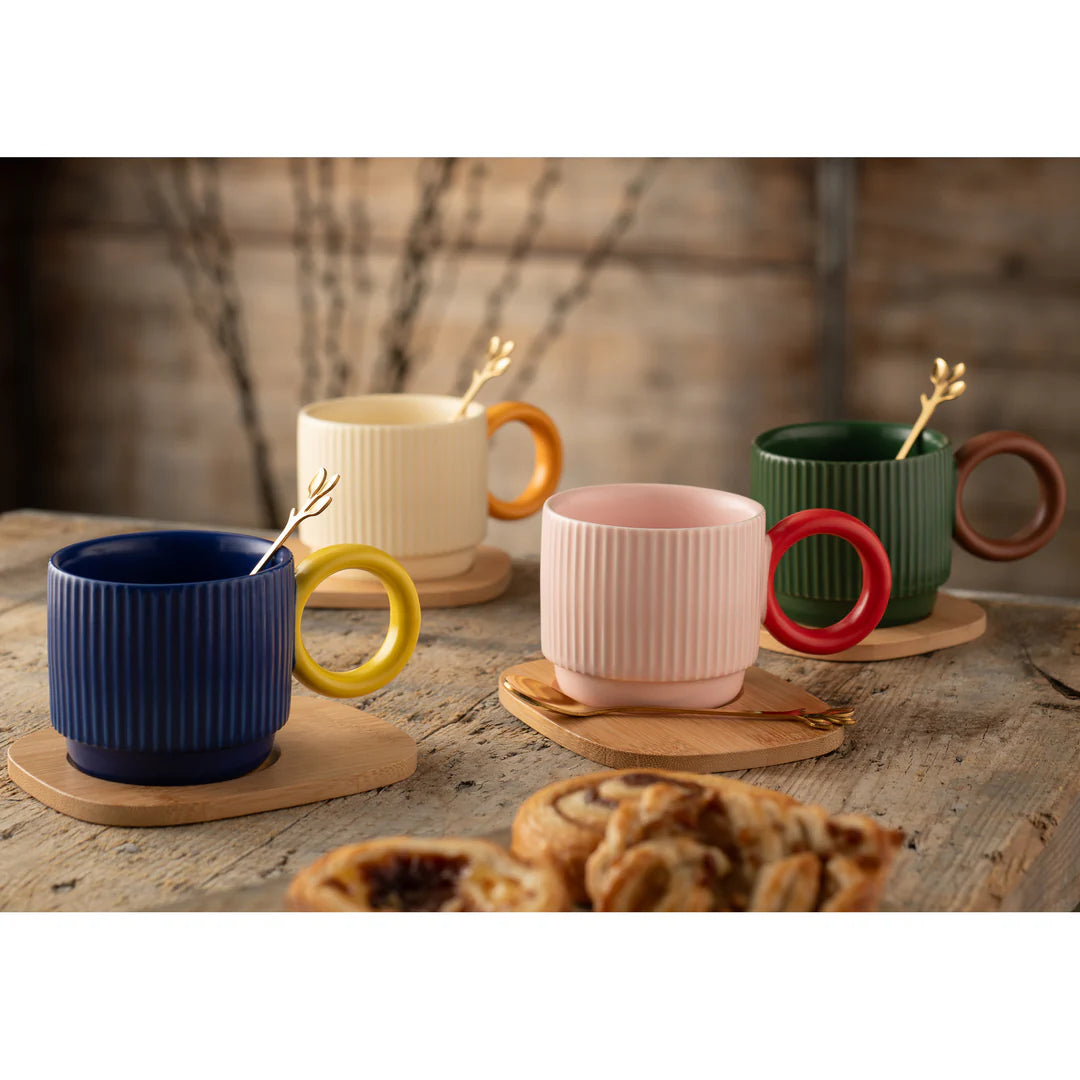 Belleek Living Hula Mug Set of 4 | 9417B