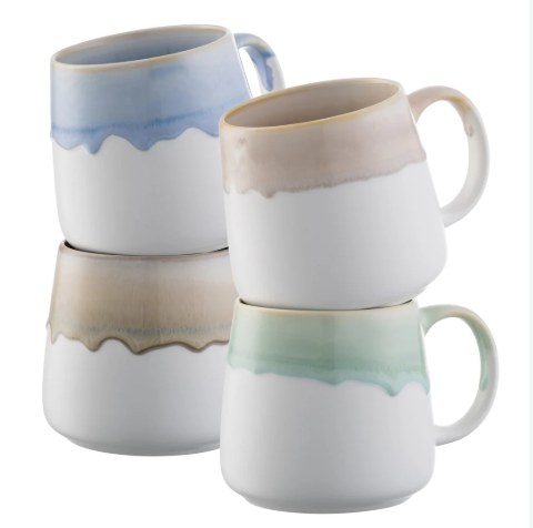 Belleek Living Coastal Mugs Set of 4 | 9607