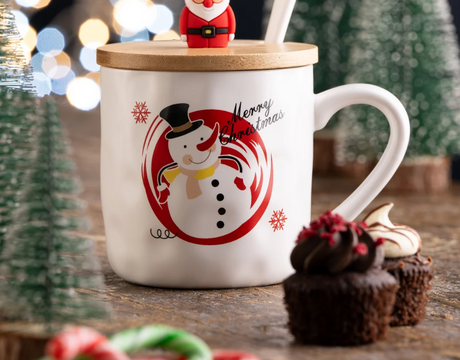 Belleek Living Snowman Lidded Mug | 9624
