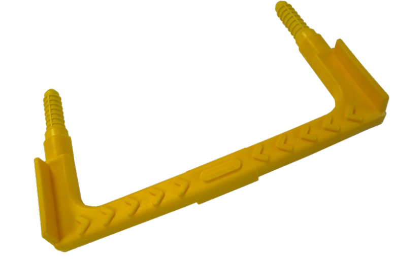 Yellow End Cap Double Step Iron Cast | 97170004