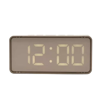 Hometime Digital Led Alarm Clock - White | 9769WH