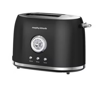 Morphy Richards Colour Boutique 2 Slice Toaster - Graphite Black | 980603