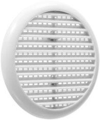 Map Push In Vent 150mm to 80mm P.V.C. White | 989-02