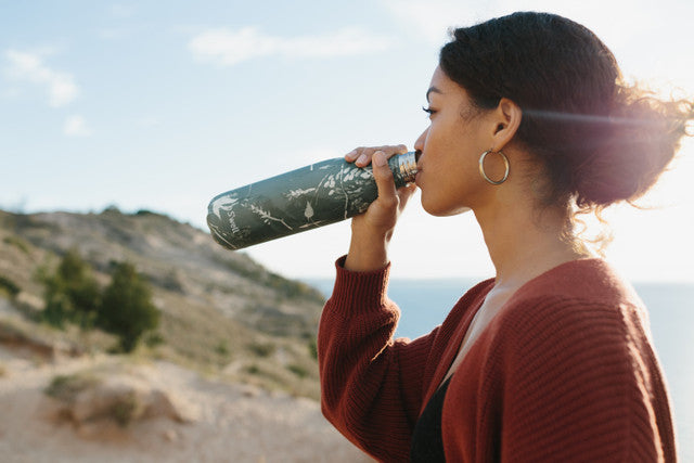 S'Well Green Foliage Bottle 500ml | 99630EU