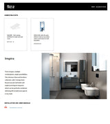 Square Vitreous China Rimless Wall-Hung WC with Horizontal Outlet