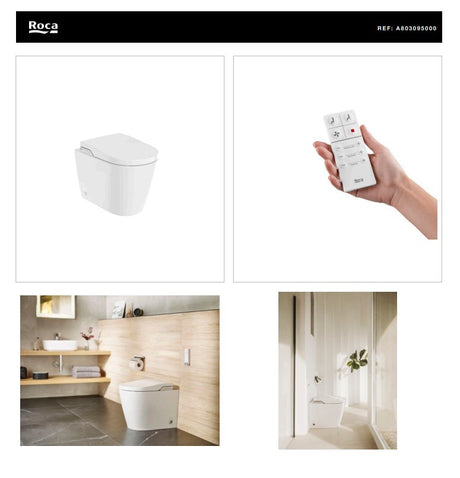 In-Wash® with In-Tank Rimless Back-to-Wall Floor Standing Smart Toilet with Integrated Tank| A803095000
