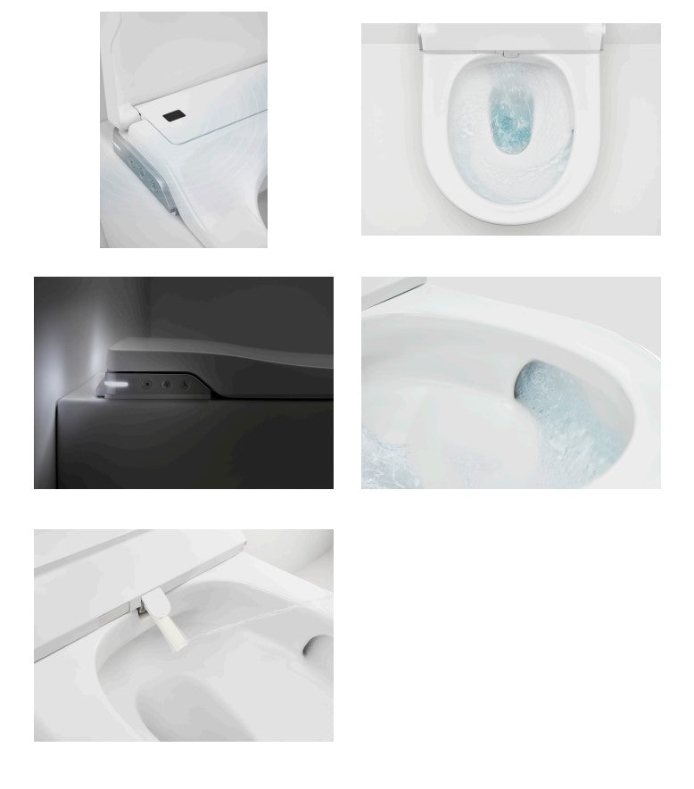 In-Wash® with In-Tank Rimless Back-to-Wall Floor Standing Smart Toilet with Integrated Tank| A803095000