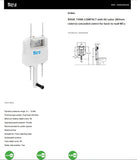 In-Wall Basic Tank Compact with AG Valve (80mm cistern) Concealed Cistern for Back-to-Wall WCs | A8900802A0